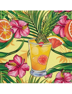 OUTDOOR DEKOSTOFFE OXFORD - Motiv Cocktail | DX8620