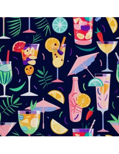 OUTDOOR DEKOSTOFFE OXFORD - Motiv Cocktail | DX8621