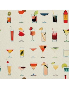 OUTDOOR DEKOSTOFFE OXFORD - Motiv Cocktail | DX8626