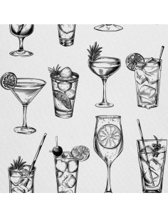 OUTDOOR DEKOSTOFFE OXFORD - Motiv Cocktail | DX8630