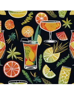 OUTDOOR DEKOSTOFFE OXFORD - Motiv Cocktail | DX8645