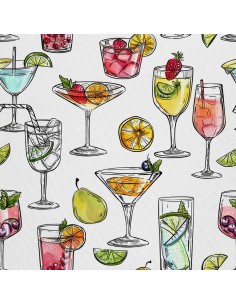 OUTDOOR DEKOSTOFFE OXFORD - Motiv Cocktail | DX8648