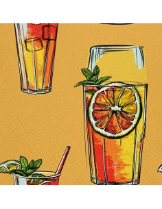 OUTDOOR DEKOSTOFFE OXFORD - Motiv Cocktail | DX8651