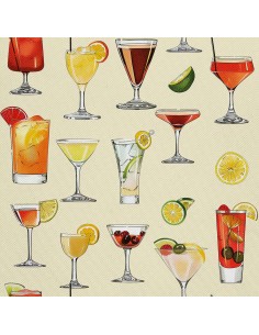 OUTDOOR DEKOSTOFFE OXFORD - Motiv Cocktail | DX8652