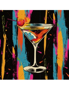 OUTDOOR DEKOSTOFFE OXFORD - Motiv Cocktail | DX8659