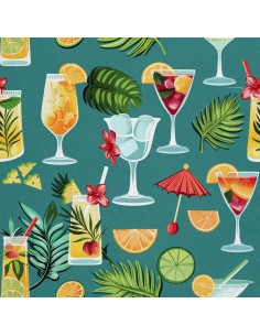 OUTDOOR DEKOSTOFFE OXFORD - Motiv Cocktail | DX8669