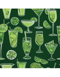 OUTDOOR DEKOSTOFFE OXFORD - Motiv Cocktail | DX8671