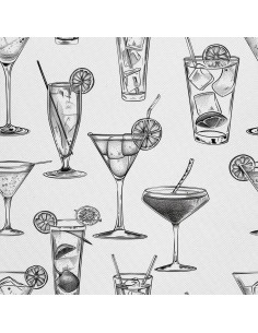 OUTDOOR DEKOSTOFFE OXFORD - Motiv Cocktail | DX8673