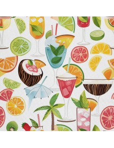 OUTDOOR DEKOSTOFFE OXFORD - Motiv Cocktail | DX8676