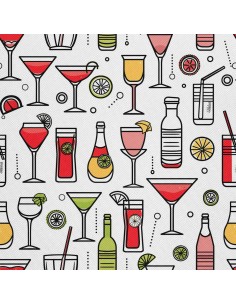 OUTDOOR DEKOSTOFFE OXFORD - Motiv Cocktail | DX8678
