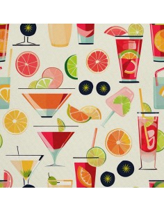 OUTDOOR DEKOSTOFFE OXFORD - Motiv Cocktail | DX8680