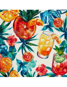 OUTDOOR DEKOSTOFFE OXFORD - Motiv Cocktail | DX8681