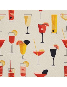 OUTDOOR DEKOSTOFFE OXFORD - Motiv Cocktail | DX8683