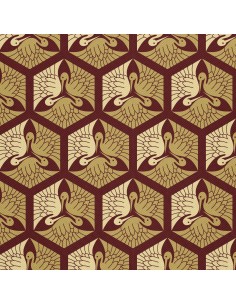 OUTDOOR DEKOSTOFFE OXFORD - Motiv orientalisches Japanisch