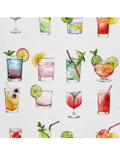 OUTDOOR DEKOSTOFFE OXFORD - Motiv Cocktail | DX8694