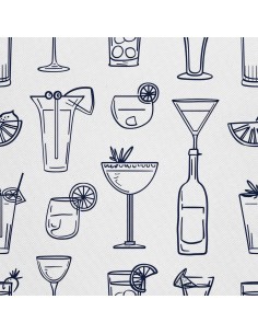 OUTDOOR DEKOSTOFFE OXFORD - Motiv Cocktail | DX8695