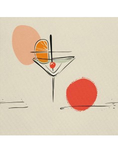 OUTDOOR DEKOSTOFFE OXFORD - Motiv Cocktail | DX8700