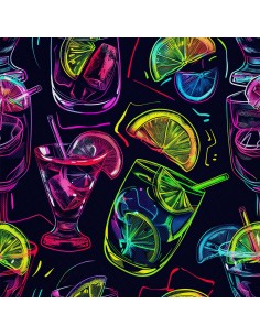 OUTDOOR DEKOSTOFFE OXFORD - Motiv Cocktail | DX8705