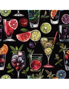 OUTDOOR DEKOSTOFFE OXFORD - Motiv Cocktail | DX8707