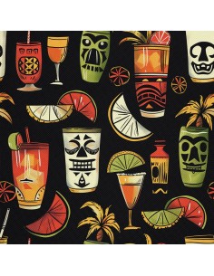 OUTDOOR DEKOSTOFFE OXFORD - Motiv Cocktail | DX8708