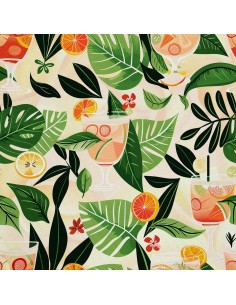 OUTDOOR DEKOSTOFFE OXFORD - Motiv Cocktail | DX8712