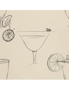 OUTDOOR DEKOSTOFFE OXFORD - Motiv Cocktail | DX8715