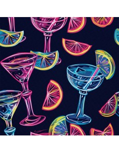 OUTDOOR DEKOSTOFFE OXFORD - Motiv Cocktail | DX8718