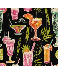 OUTDOOR DEKOSTOFFE OXFORD - Motiv Cocktail | DX8728