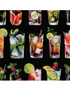 OUTDOOR DEKOSTOFFE OXFORD - Motiv Cocktail | DX8733