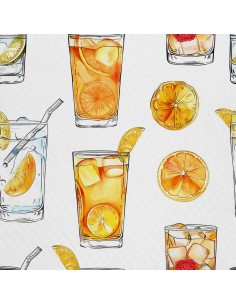 OUTDOOR DEKOSTOFFE OXFORD - Motiv Cocktail | DX8735