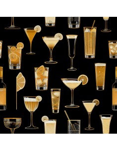 OUTDOOR DEKOSTOFFE OXFORD - Motiv Cocktail | DX8737