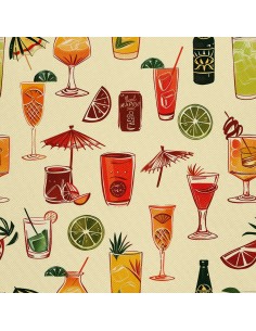 OUTDOOR DEKOSTOFFE OXFORD - Motiv Cocktail | DX8742