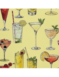 OUTDOOR DEKOSTOFFE OXFORD - Motiv Cocktail | DX8747