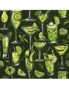 OUTDOOR DEKOSTOFFE OXFORD - Motiv Cocktail | DX8754