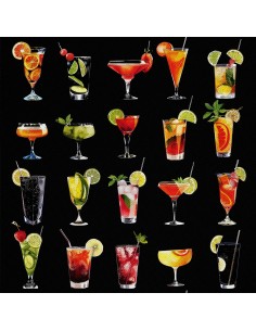 OUTDOOR DEKOSTOFFE OXFORD - Motiv Cocktail | DX8762