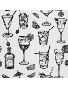 OUTDOOR DEKOSTOFFE OXFORD - Motiv Cocktail | DX8764