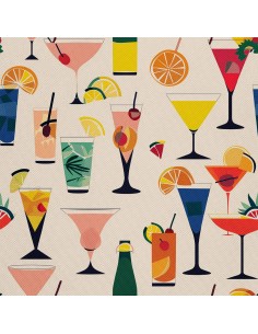 OUTDOOR DEKOSTOFFE OXFORD - Motiv Cocktail | DX8769