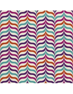 OUTDOOR DEKOSTOFFE OXFORD - Motiv bunte abstraktion