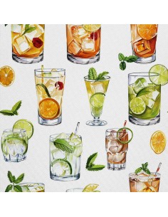 OUTDOOR DEKOSTOFFE OXFORD - Motiv Cocktail | DX8771