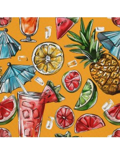 OUTDOOR DEKOSTOFFE OXFORD - Motiv Cocktail | DX8775