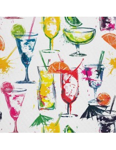 OUTDOOR DEKOSTOFFE OXFORD - Motiv Cocktail | DX8778