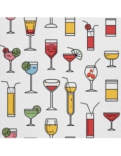 OUTDOOR DEKOSTOFFE OXFORD - Motiv Cocktail | DX8786