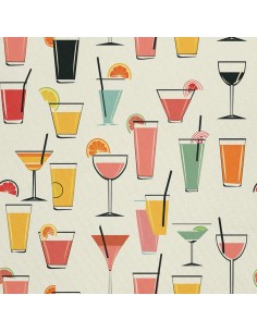 OUTDOOR DEKOSTOFFE OXFORD - Motiv Cocktail | DX8788