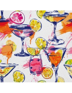 OUTDOOR DEKOSTOFFE OXFORD - Motiv Cocktail | DX8792