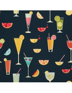 OUTDOOR DEKOSTOFFE OXFORD - Motiv Cocktail | DX8793