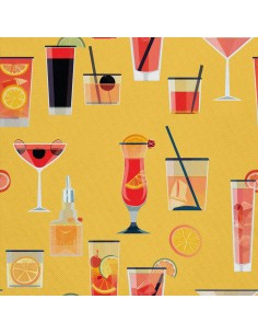 OUTDOOR DEKOSTOFFE OXFORD - Motiv Cocktail | DX8796