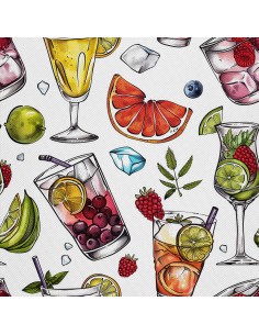 OUTDOOR DEKOSTOFFE OXFORD - Motiv Cocktail | DX8798