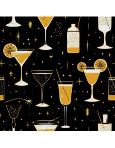 OUTDOOR DEKOSTOFFE OXFORD - Motiv Cocktail | DX8799
