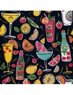OUTDOOR DEKOSTOFFE OXFORD - Motiv Cocktail | DX8800