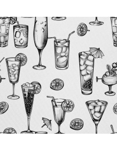 OUTDOOR DEKOSTOFFE OXFORD - Motiv Cocktail | DX8802